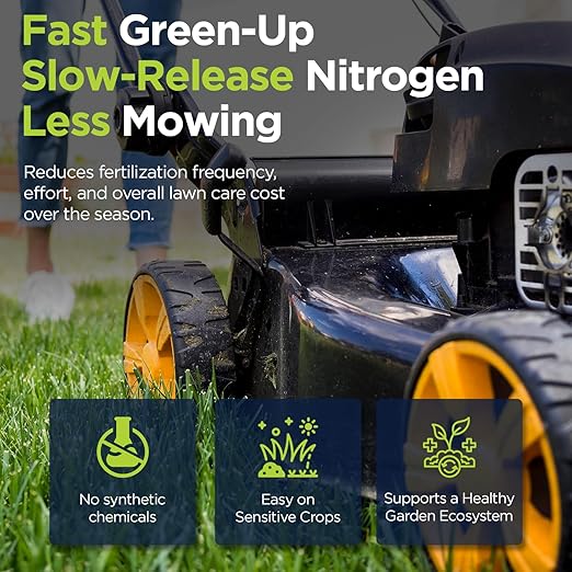 Supply Solutions 25-0-15 Ultra Green Lawn and Turf Fertilizer - 16% Slow Release Nitrogen - Promotes Lush, Green Lawns and Strong Root Growth, Reduces Mowing Frequency (10 Pounds)