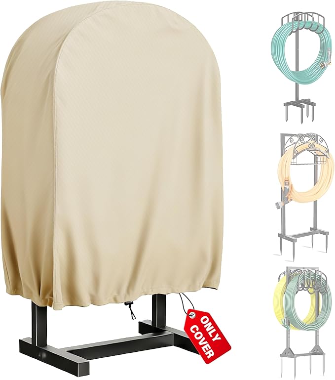 Garden Hose Holder Cover,Waterproof, Dustproof and Sun-Proof Protect Your Garden Hose and prolong its Life(30"W x 10"D x 30"H)(Cover Only）