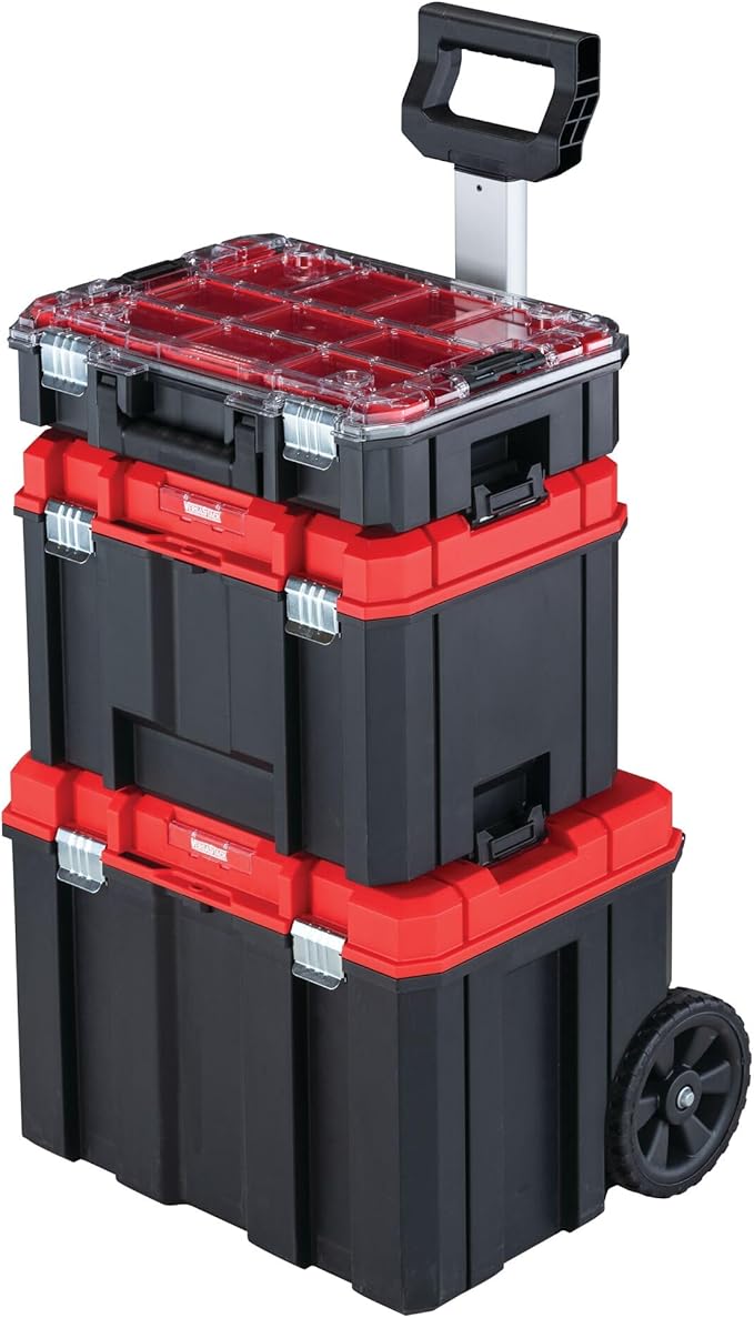 CRAFTSMAN VERSASTACK 17.126-in Metal Wheels Lockable Tool Box