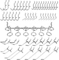 Wen Workbench Pegboard Accessory Kit, 50-Piece (WB050A)