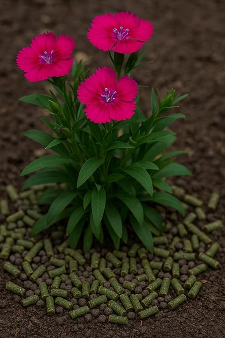 Root n' Rise Fertilizer and Soil Conditioner Pellets, 3-2-2 NPK,4lbs Dual-Action Chicken Manure and Alfalfa Meal Blend.