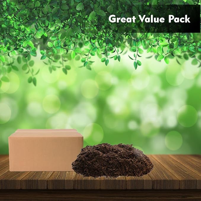 Organic Peat Moss, 3.8 Cu. Ft. – 100% Sphagnum Peat Moss, SEMI Compressed, for Potted Plants & Seed Starting – Organic Gardening for Indoor and Outdoor use (3.8 Cu. Ft.)
