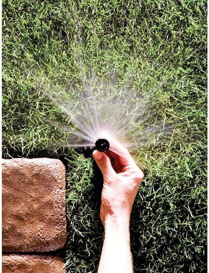 Rain Bird 1802AP4PRS Pressure Regulating (PRS) Professional Pop-Up Sprinkler, Adjustable 0-360° Pattern, 3' - 4' Spray Distance, 2" Pop-up Height