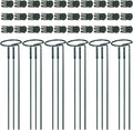 6pcs Plant Support Stakes Plant Stakes for Indoor 12/25/36 Inch Plants Sticks Support Adjustable Tall Plants Holder Sticks with 30 Clip for Peony Tomato Orchid Lily Flower