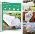 Plant Covers Freeze Protection with Ultra Fine Mesh Reusable Floating Row Cover for Plants Vegetables Flowers Fruits Frost Sun Protection 1.2oz/yd² (8x20ft)
