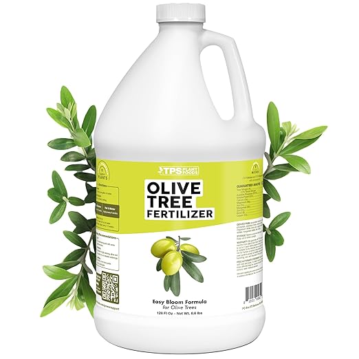 Olive Tree Fertilizer – Liquid Olive Tree Plant Food for Potted, Indoor & Outdoor Olive Trees, 1 Gallon