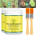Tree Wound Sealer, Tree Pruning Sealer, Tree Grafting Supplies, Tree Wound Sealer Healing Paste, Bonsai Cut Paste, Pruning Sealer And Tree Wound Dressing for Trees, Shrubs, Roses (2Pcs*100g +2*Brush)