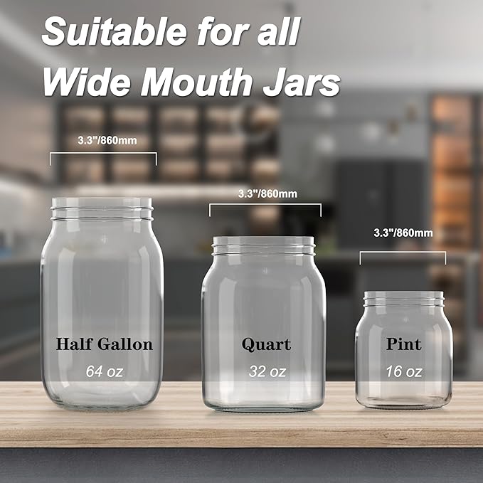 Lulonpon Sprouting Lids Growing Kit, Sprouting Lids for Wide Mouth Mason Jar, Screen Sprout Lids with Stand, Sprouting jar kit for Sprouting, Sprouting Seeds, Sprouting Kit