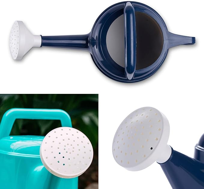 Bloem Watering Can Deluxe 2 Gallon (256 Fl Oz) Classic Blue