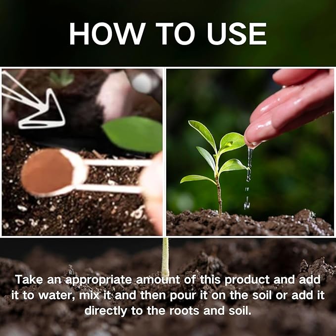 2Pcs Soil Conditioner, Water-Soluble Soil Support for Indoor & Outdoor Plants, Garden Beds, Potting Mix & Seedling Compost, Improves Soil Conditions for Healthier Roots