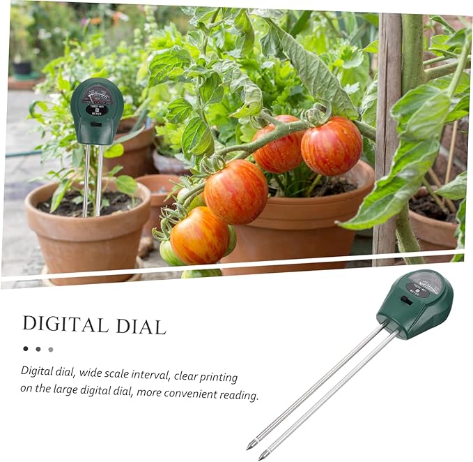 KESYOO 3-in-1 Soil Tester for Garden pH and Moisture Meter Soil Analysis Tool for Plants Accessory