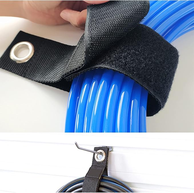 Garage Hooks 22 Pack Heavy Duty Garage Storage Hooks Steel Tool Hangers for Garage Wall Mount Utility Hooks and Hangers with Anti-Slip Coating for Tools Organizer Ladders Bikes Bulky Items