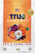 True Organic Rose & Flower Food – Organic Fertilizer for Stunning Blooms – 12lb Bag Covers 210 Sq. Ft.