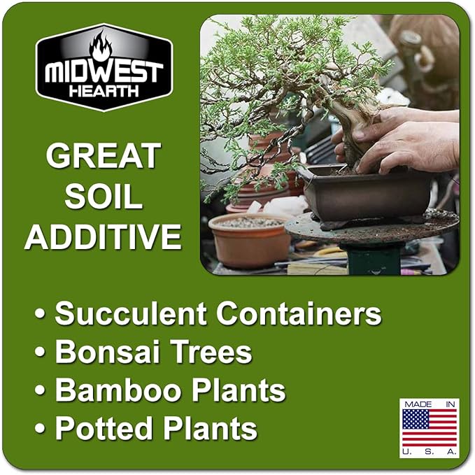 Red Lava Rocks for Plants Natural Horticultural Volcanic Rock (1/4" Size) (Mined in USA) (10-lb Bag)