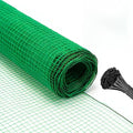 4x30 FT Plastic Garden Fence with 50 Zip Ties – Green Heavy Duty Temporary Safety Fencing for Animals, Snow, Poultry, Deer, Yard & Construction