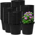RooTrimmer 3 Gallon Plastic Nursery Pots 50 Pack, 10 Inch Round Plant Pots with Drainage Holes, Planting Pot for Outdoor Indoor Plants
