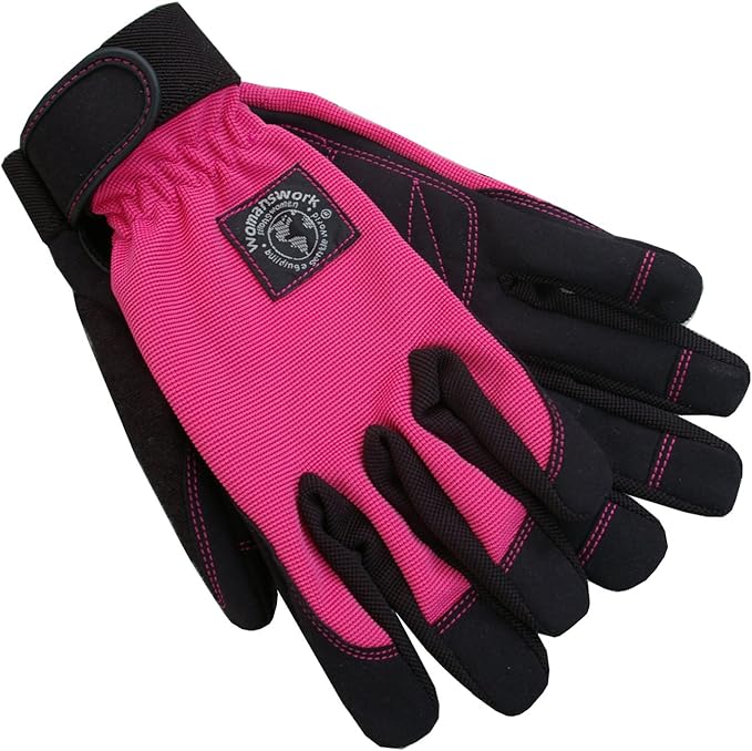 Womanswork Digger Gardening Gloves, Magenta, Small