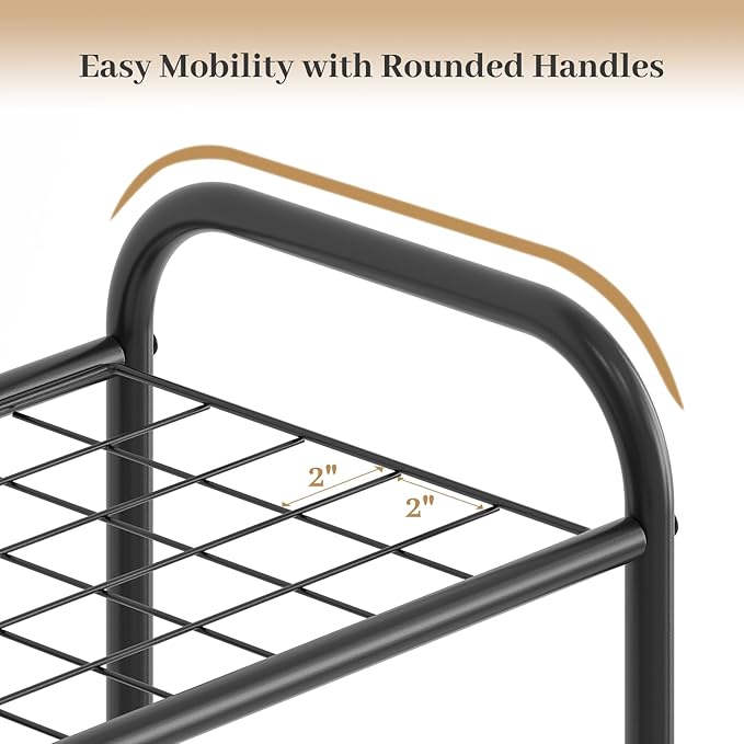 Garden Tool Organizer, Garage Tool Storage Rack, Heavy Duty Metal with Side Pegboard & Adjustable Hooks, Utility Racks for Shed, Patio & Outdoor Use