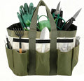 Garden Tool Holder Bag With 8 Pockets, Elastic Straps, And Sturdy Handles, Heavy-Duty Oxford Organizer Keeps Gardening Tools Neat And Accessible, Ideal for Men And Women (1 PC)