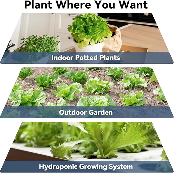 LYKOCLEAN 8-pod Salad Seeds Pod Kit for AeroGarden, iDOO, Ahopegarden Hydroponics Growing System, 350+ Seeds (Include Spinach, Lacinato Kale, Arugula, Swiss Chard, Red Leaf Lettuce, Cucumber)