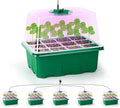 iMounTEK 5Packs Seed Starter Tray with Grow Light Humidity Dome Germination Kit with 5-Level Brightness 4 Timers for Indoor Greenhouse for Plants