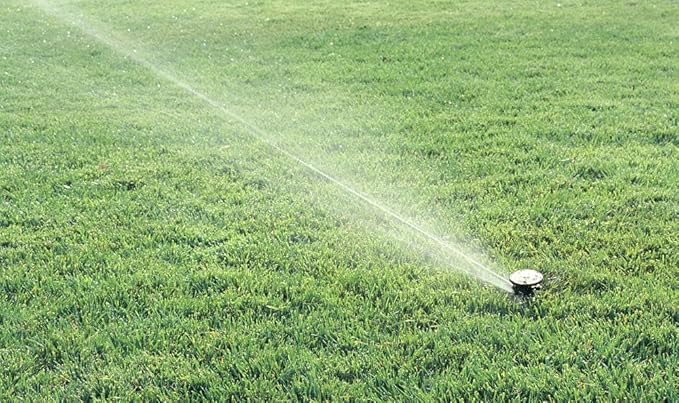 Rain Bird LG-3 Low Gallonage Pop-up Impact Lawn Sprinkler, Adjustable 20° - 360° Pattern, 26' - 41' Spray Distance, Black (Pack of 2)
