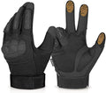 Tactical Gloves for Men, Motorcycle Military Combat Gloves Black Airsoft Gloves Touchscreen for Airsoft Outdoor Hunting Shooting Paintball Work Motorcycling Climbing