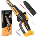 8 Inch Mini Chainsaw Compatible for De-walt Battery 20V MAX Handheld Electric Chainsaws,Battery Powered Portable Small Pruning Chain Saw for Tree Pruning Wood Cutting Trimming(ONLY TOOL)