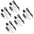 ACEIRMC Soil Moisture Sensor, Icstation Humidity Detector, with Corrosion Resistant Probe, Digital Analog Signal Output for Arduino Raspberry Pi Garden Automatic Watering System (5set)