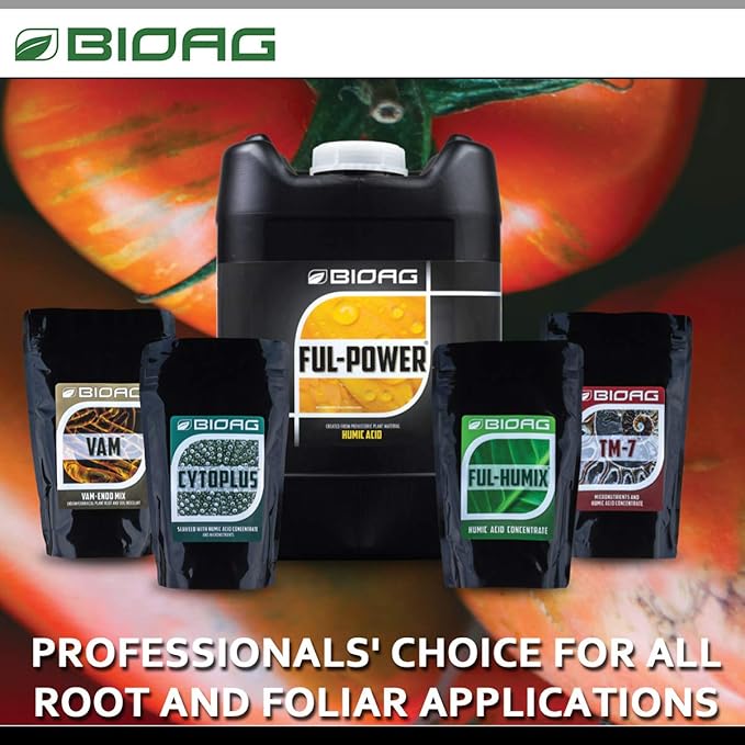 BioAg TM7 Organic Humic Acid Soil Conditioner Plus Essential Micronutrients, Dry Amendment for All Plants, Lawns, S B Co Cu Fe Mn Mo Zn (1 kg) (BA74022)