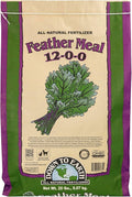 Down To Earth All Natural Fertilizers Organic Feather Meal - Slow Release Nitrogen Plant Food for Green Growth 12-0-0, 20 lb