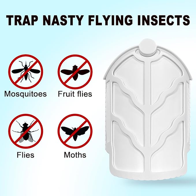 33 Pack Flying Insect Trap Refills Compatible with Flying Insect Trap M364 M364A and Max, Safe with Kids & Pets