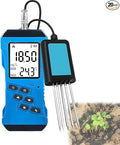 Portable Dissolved Oxygen Detector，Nitrogen, Phosphorus, Potassium Npk Tester, Backlit LCD Garden Soil Test Kit for Lawn, Farm, Indoor/Outdoor Plants