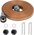 LINEX Sprinkler Soaker Hose 20 ft for Garden, Watering Hose with Holes, High-Efficiency Sprinklers System for Lawn and Garden with Staples