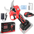 Electric Pruning Shears,1.4" Cutting Diameter Cordless Power Pruner with LCD Display, Brushless Motor Pruning Shears with One 2000mAh Rechargeable Batteries for Garden Tree Pruner Branch