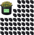 300 Pack 7 Gallon Grow Bags Garden Plant Grow Bag Aeration Fabric Pots with Handles Nonwoven Cloth Pots Planting Bags Garden Bags for Vegetables Flowers Potatoes (7 Gal)