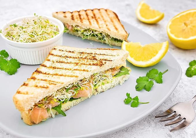 Food to Live Organic Alfalfa Seeds for Sprouting, 12 Ounces - Non-GMO, Edible Seeds, Pure, Kosher, Bulk. Rich in Vitamin K & C. High Germitation Rate. Grow Sprouts & Microgreens for Salads, Rolls