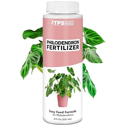 TPS NUTRIENTS Philodendron Fertilizer for All Philodendron and Tropical Shade Plants, Liquid Plant Food 8 oz (250mL)