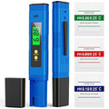 2025 All-New pH Meter for Water - High Accuracy Digital pH Tester (0.01 Precision) with UL Certification and 3 pH Calibration Powders - Ideal for Home Water, Hydroponics, Aquariums, Pools, and More
