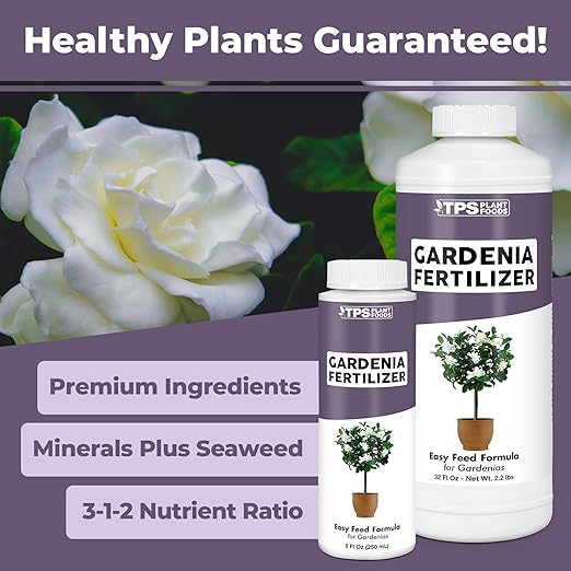 Gardenia Fertilizer for Gardenias, Camellia and Rhododendron Plants, Flowering Liquid Plant Food, 1 Gallon (128 oz)