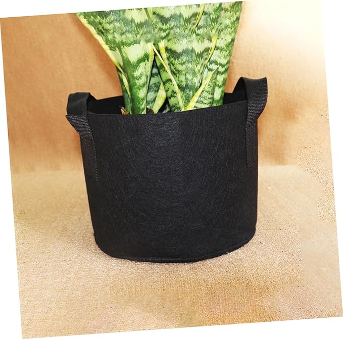 BESPORTBLE 6pcs Plant Growing Bags with Handles Nonwoven Nursery Pots for Vegetables Flowers and Herbs Breathable Lightweight and Garden Bags for Indoor and Outdoor Use