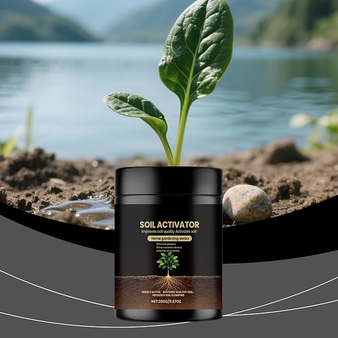 Soil Pro Activator, 280g/9.87oz Soil Activator for Plants & Gardens, Soils Conditioner, revitalizer & Restorer, Enhance Growth for Vegetables & All Plants (1PCS)