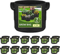 24 Pack 7 Gallon Grow Bags, Heavy Duty Thickened Aeration Fabric Pots with Handles for Vegetable/Flower/Plant