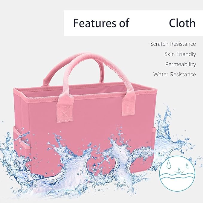 2.Foldable and reusable garden storage, sturdy handheld design with 8 compartments for indoor/outdoor organizer pouches