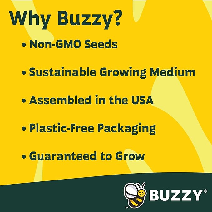 Buzzy Seeds Flower Starter Kit | 2-Pack Eco-Friendly Colorful Egg Cartons | Sunflower & Daisy Seeds | Indoor Flower Grow Kit | Gardening Gift | Ideal for Easter or Mother's Day Gifting