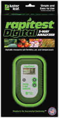 Luster Leaf Fertility and Temperature Rapitest 1835 Digital 3 Way Analyzer for Soil pH