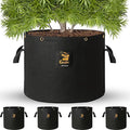 GorillaGrow Tent Gorilla 20 Gallon Fabric Grow Bags – Thick 600g Fabric, BPA-Free, Reinforced Handles & Metal Grommets for Indoor/Outdoor Plants, Air Pruning Pots for Bigger Yields - 4 Pack
