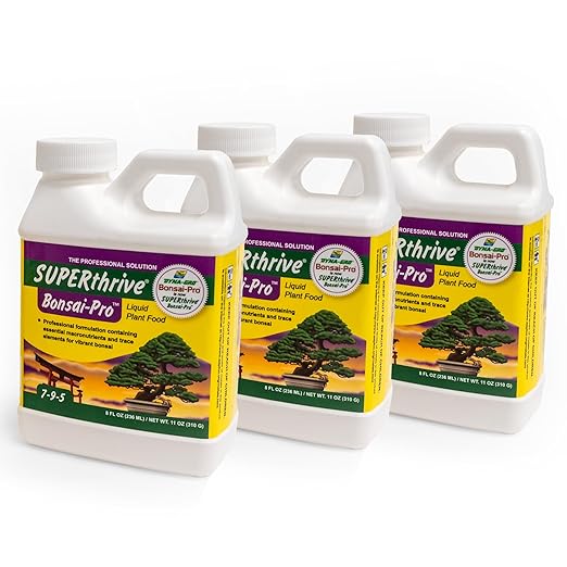 Bonsai-Pro Liquid Plant Food, 8 oz (3 Pack)