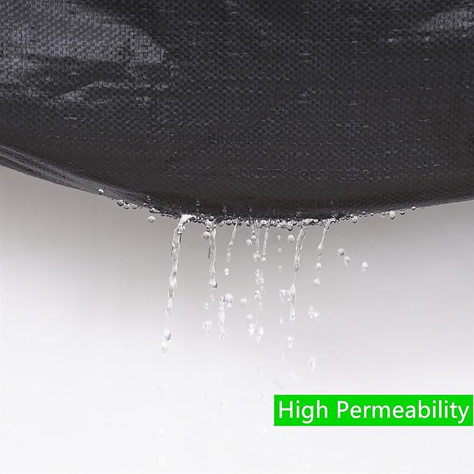 Weed Barrier Fabric 3.2oz Heavy Duty - 4ft x 100ft Landscape Fabric | Easy Install & Rugged Plastic Ground Cover Weed Barrier with UV Protection for Gardens, Landscaping Fabric