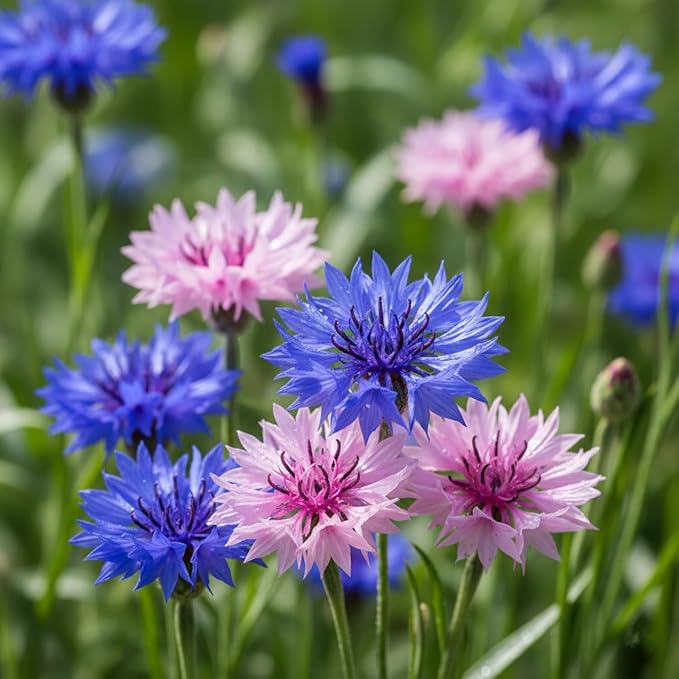 2000 Cornflower Seeds for Planting, Bachelor Button Blue Flower Seeds, Flower Seeds to Plant Outside, Perennial Wildflower Seeds